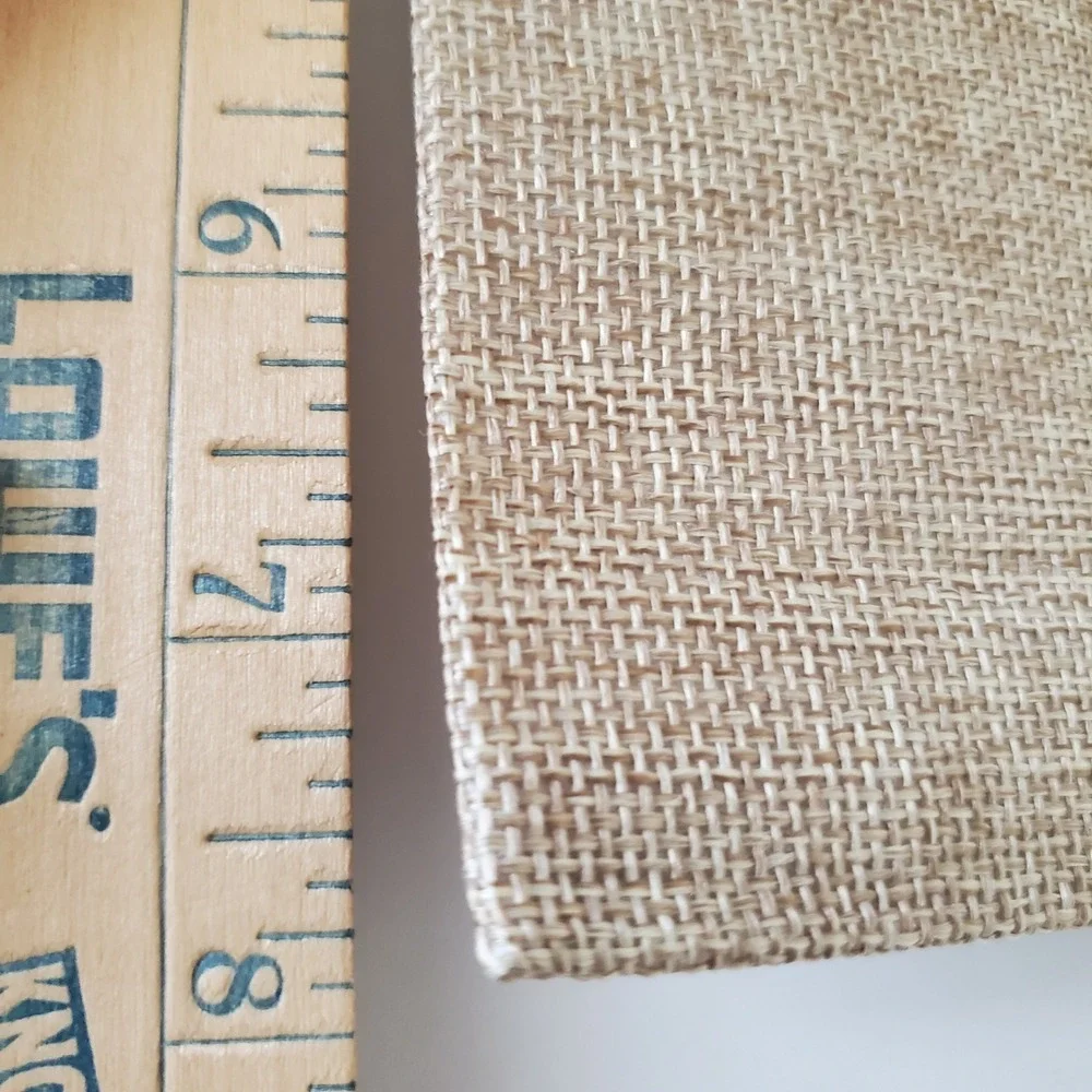 8 Pack Burlap Drawstring Gift Bags 15x20cm Natural Tan Jute Favor Pouches